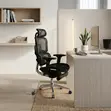 Orthopedic Executive Office Chair - Black Mesh Fabric - 2