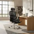 Orthopedic Executive Office Chair - Black Mesh Fabric - 3