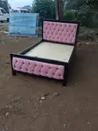 Kitanda cha Ideal Pink Diamond-Tufted cha Ukubwa wa 5x6 - 2
