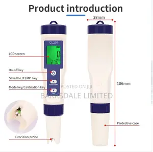 CL201 Digital Chlorine & Temperature Tester
