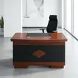 Imported Mahogany Desk with Drawers - 1400mm - 3