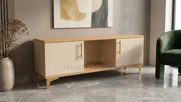 4ft Beech TV Stand - 1
