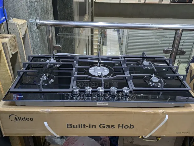 Midea 90cm Stainless Steel Gas Hob - 1