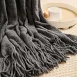 Stylish Knitted Shawl Sofa Throw - 130x180cm - 2