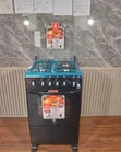 Euroken 50x55cm Standing Cooker: 3 Gas + 1 Electric Hotplate - 2