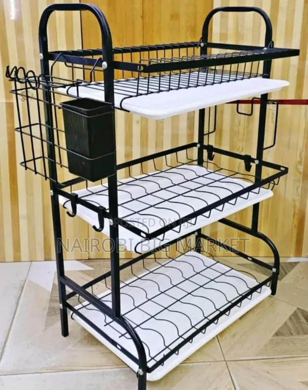 Heavy Duty Executive 3 Tier Dish Rack - 1