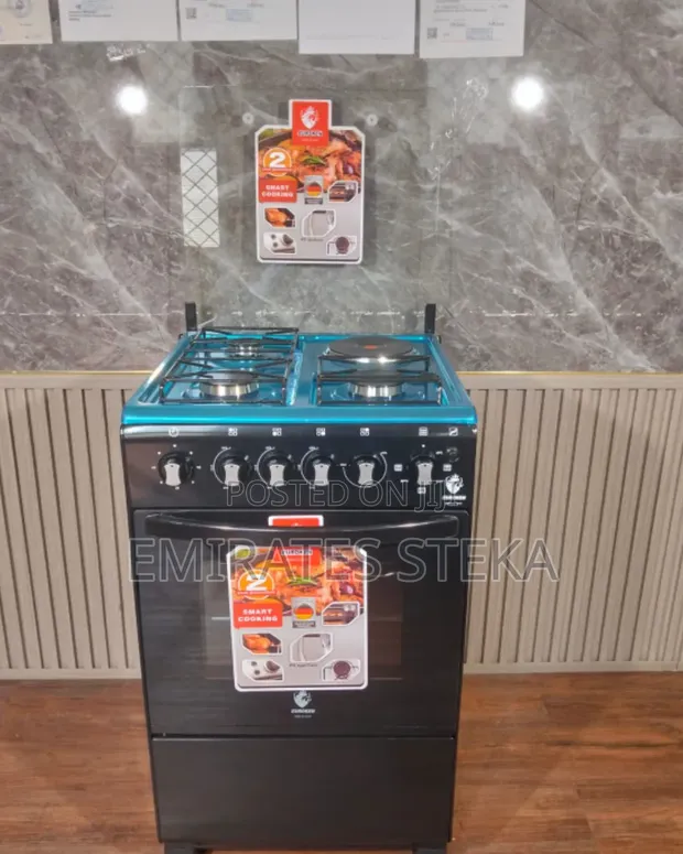 Euroken 50x55cm Gas Cooker with Electric Oven - 1