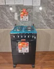 Euroken 50x55cm 3 Gas Burners + 1 Hot Plate Cooker with Electric Oven - 1