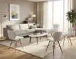 Modern Padded Eames Style Dining Chairs (White) - 2