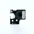 Dymo DM1 D1 Series Label Tape - 9mm Nyeusi kwa Nyeupe - 3