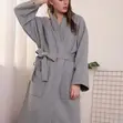 Cotton Bathrobe - Blue - 2