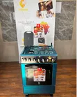 Euroken 60x65 3+1 Standing Cooker with Electric Oven - Silver - 1