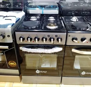 Nunix 60x65cm 3+1 Freestanding Cooker with Electric Oven