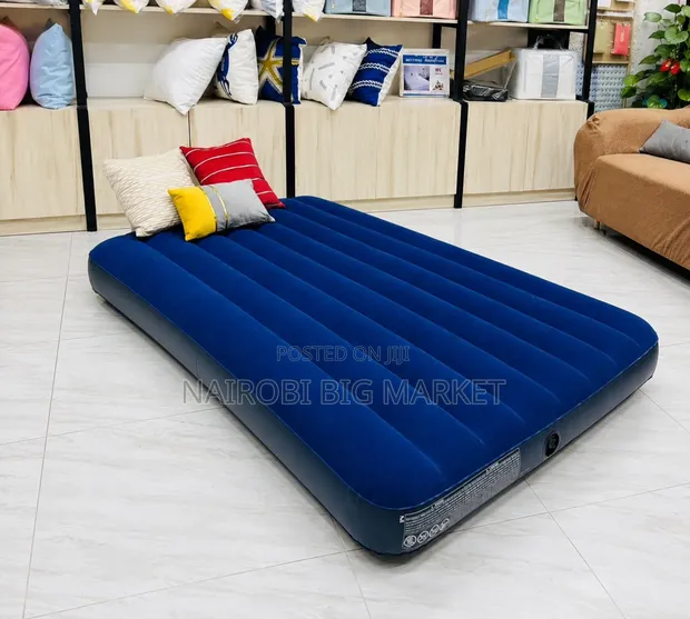 Intex Inflatable Mattress with Free Electric Pump (4x6) - 1