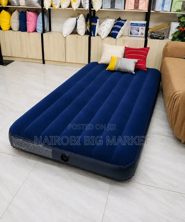 Intex Inflatable Mattress with Free Electric Pump (5x6) - 1