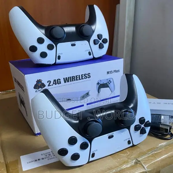 M15 Retro Gaming Console with Dual Wireless Controllers - 1