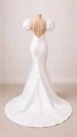 Gauni la Harusi la Kifahari la Mermaid - Size 6 UK/XS - 2