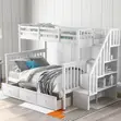 Modern Solid Wood Bunk Bed for Kids Bedroom - 3