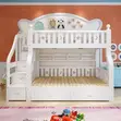 Modern Solid Wood Bunk Bed for Kids Bedroom - 5