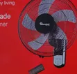 Ramtons 16" Wall Fan 5 Blades with Remote - 2