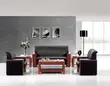 5-Seater Leather Office Sofa Set - 3