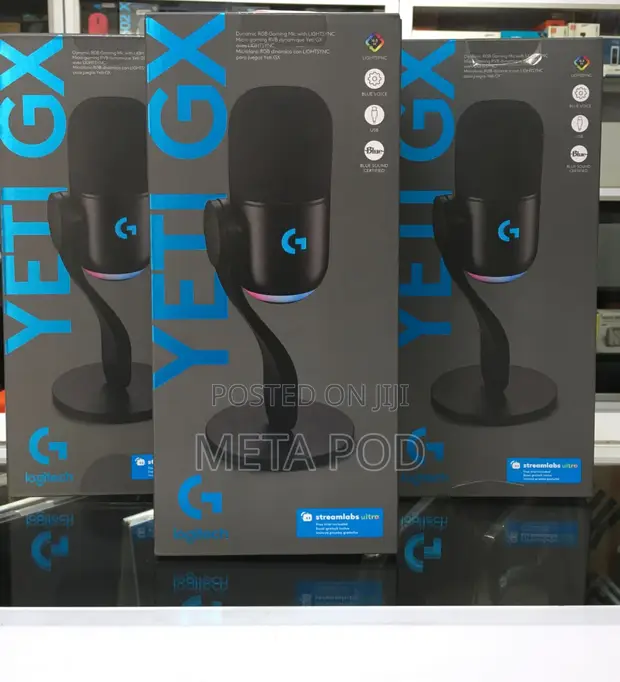 Logitech Yeti GX Dynamic RGB Gaming Microphone - 1