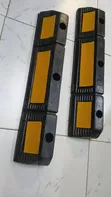 Heavy-Duty Rubber Wheel Stoppers (Brand New) - 2