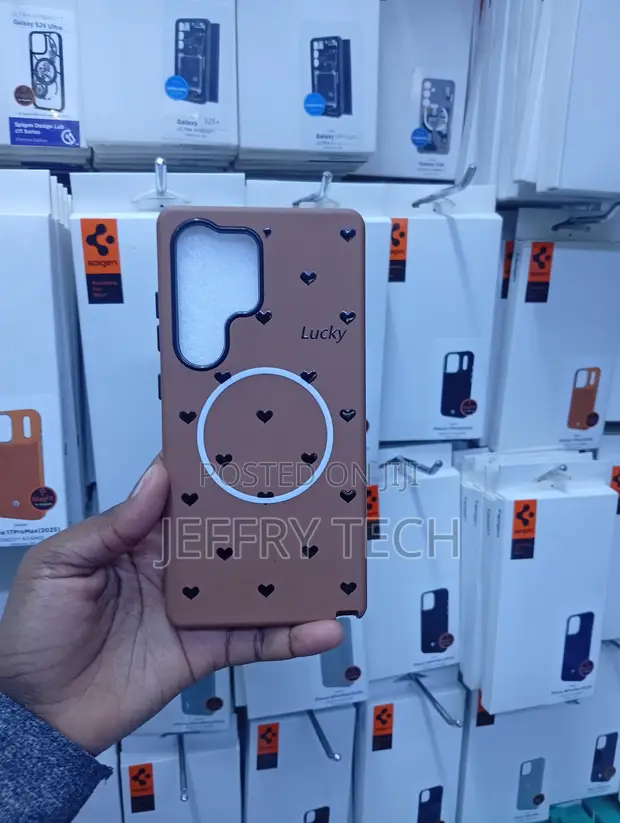 Samsung Galaxy A55 Lucky Magnetic Case - Light Brown Matte - 1