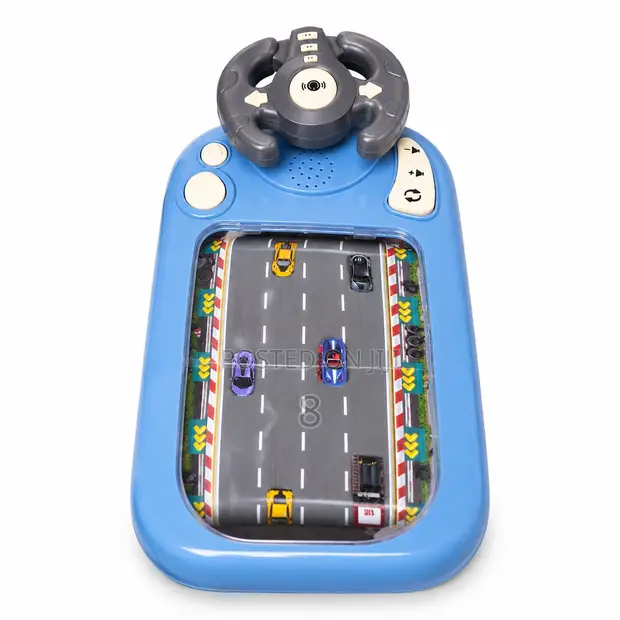Kids Steering Wheel Racing Game - Educational Toy - 1