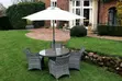 Luxury Modern Rattan Outdoor Furniture Set with Umbrella - 2