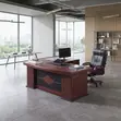 Mahogany 1800mm Executive Prestige Office Desk - 4