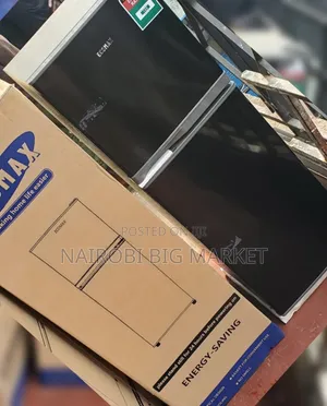 Ecomax 138L Dark Silver Double Door Fridge