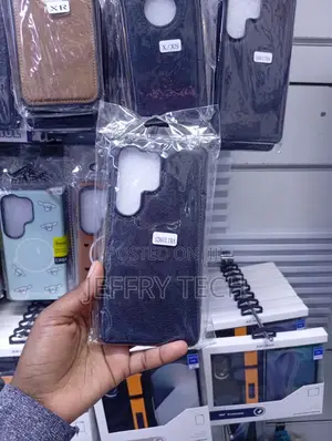 Dark Blue Leather Case for Samsung Galaxy S26 Ultra
