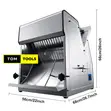 Commercial Electric Toast Bread Slicer, 31 Slices - 4
