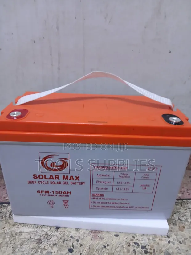 150Ah Deep Cycle Solar Battery - 1
