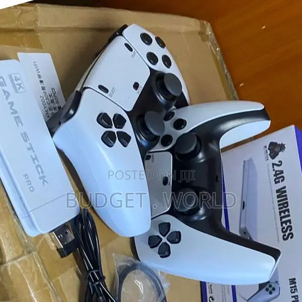 M15 Classic Games Console Stick with 2 Wireless Controllers - 1