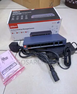 Dahua 10-Port Managed PoE Switch (8 PoE + 2 Uplink)