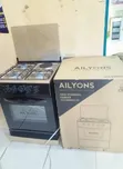 Ailyons 60x60 Cooker: 3 Gas Burners + 1 Electric Hotplate - 2