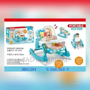 Portable Rocking Chair - Blue