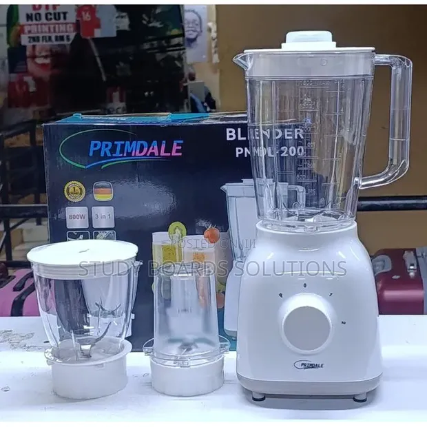 Primdale 3-in-1 Electric Blender 1.6L 800W - 1