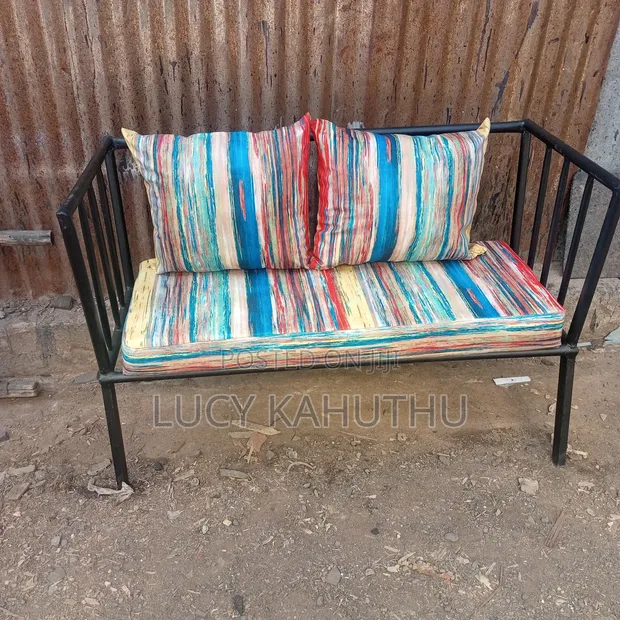 Brand New Bench Sofa with Pillows - 1
