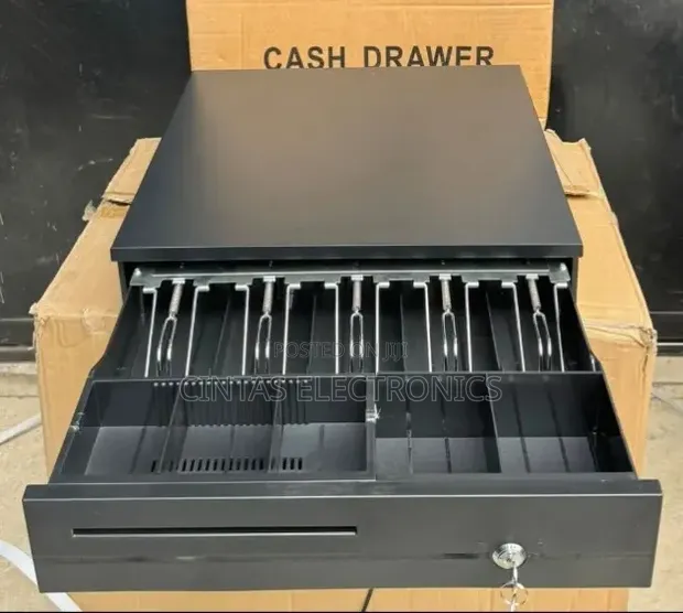 Brand New Automatic Metallic Cash Drawer - 1