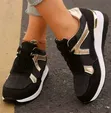 Ladies' Sport Sneakers - Burgundy - 3
