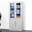 Executive Half-Glass Display Cabinet - White - 5