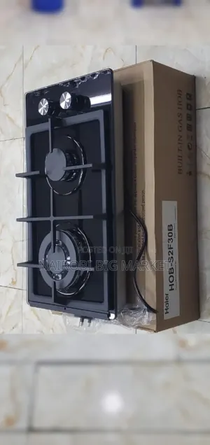 Haier Glass Inbuilt 2 Burner Hob Cooker