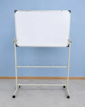 90cm x 60cm Whiteboard with Portable Wheeled Stand