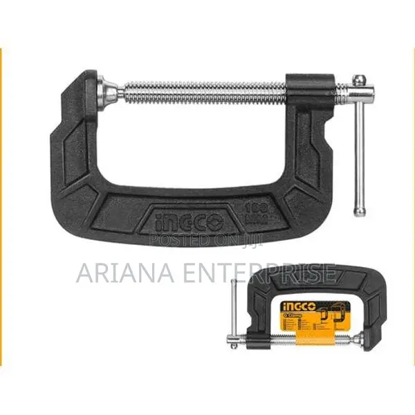 Ingco Cast Iron G Clamp 4"/5"/6" - 1