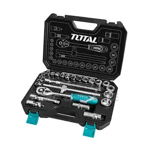 Total 25 Pcs 1/2" Drive Socket Set