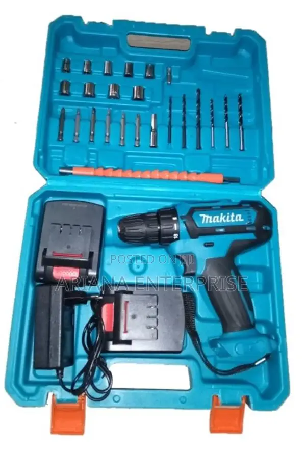 Makita 18V Cordless Drill with Bits - 1