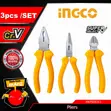 Ingco 3-Piece Pliers Set - 2